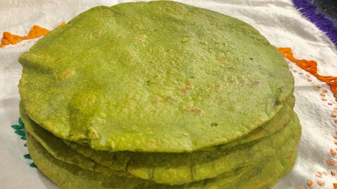 Tortillas de espinacas con maseca YouTube