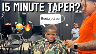 Step by step 15 minute low taper | female barber edition (@MikeVorisBeats )