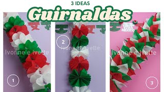 Decoraciones de papel para FIESTAS PATRIAS mx 16 de septiembre