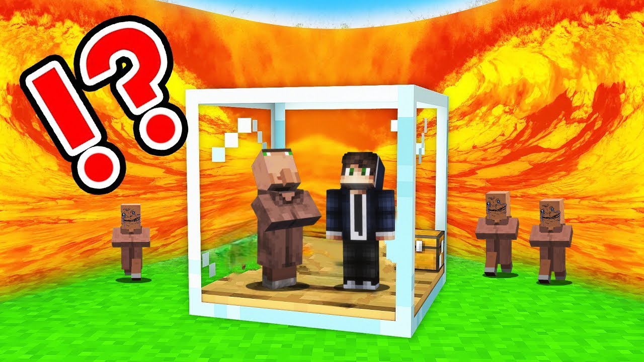 Gradimo Stakleni Bunker Protiv LAVA Cunamija u Minecraftu