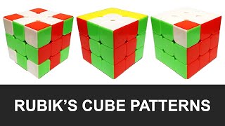 Rubik’s Cube Patterns | PART 3: Cross –  Displaced Motif – Flipped Tips
