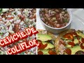 CEVICHE DE COLIFLOR CON CLAMATO Y CON UN SABOR INCREÍBLE