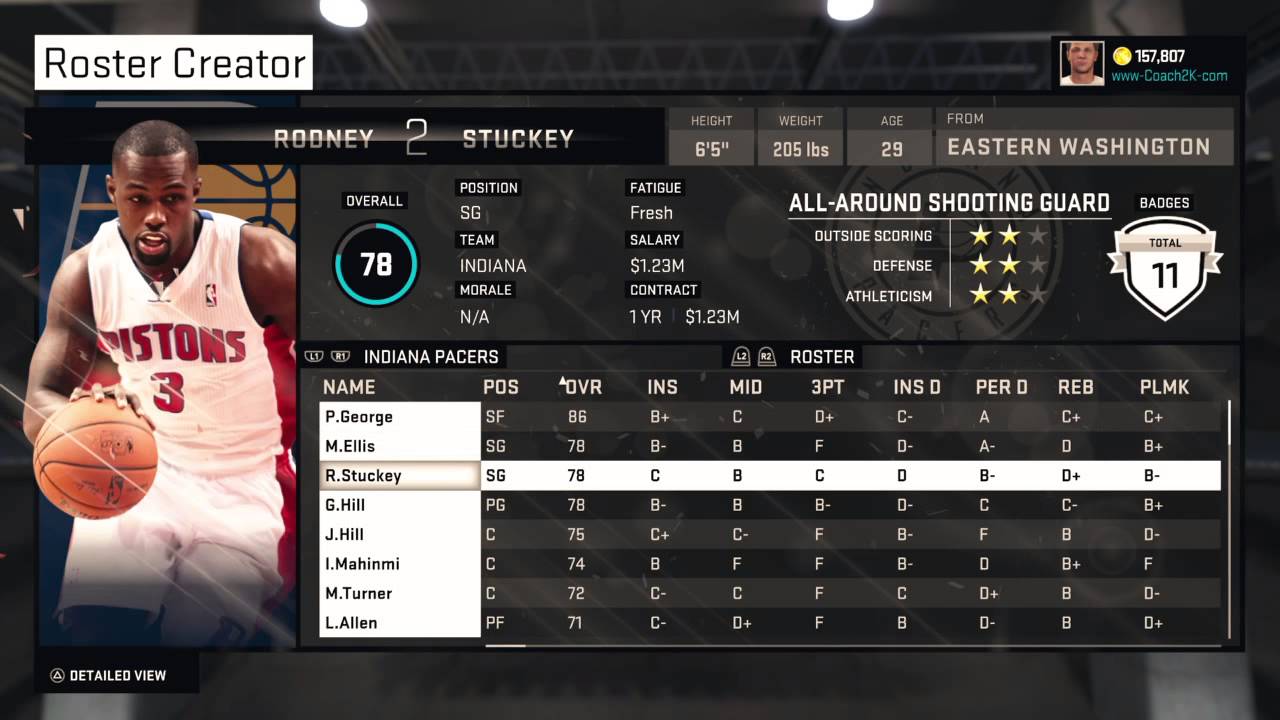 Coach2K's Roster Editing #1 - Roster Sections - YouTube