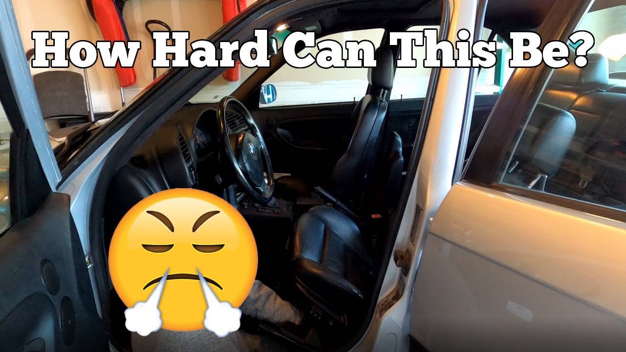 Pulling The Seats Out of My E36 M3