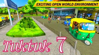 Offroad Tuktuk Driving Simulator Free - Tuktuk Gameplay FHD screenshot 4