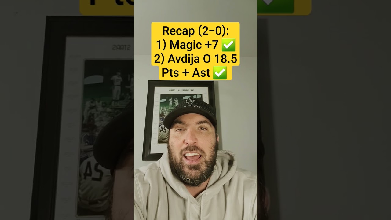 2-0 Sweep! 🔥🏀 NBA Bets Recap & Update!  