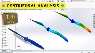 Propeller Simulation in solidworks | Centrifugal Simulation by artist 009 3,173 views 1 year ago 8 minutes, 36 seconds