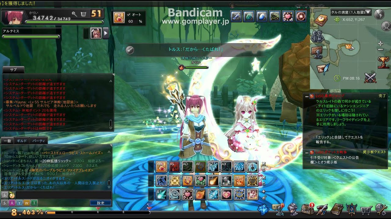 幻想神域 ホタルの洞窟 1人地獄級 杖琴 Youtube