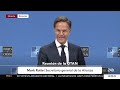 RUEDA de PRENSA CON TRADUCCIÓN de Mark RUTTE | RTVE Noticias