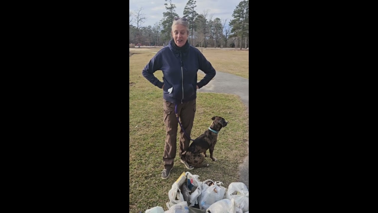 Trash Pickup Day at MLK Jr. Park
