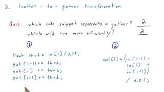 Scatter To Gather Transformation - Intro to Parallel Programming Wealth