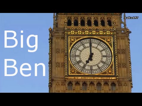 Big Ben Strikes 7 O Clock Die Glocken Lauten 7 00 Uhr In London Youtube