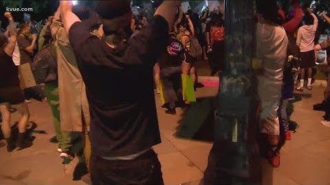 Peaceful protests in Downtown Austin; police lead marchers down street | KVUE