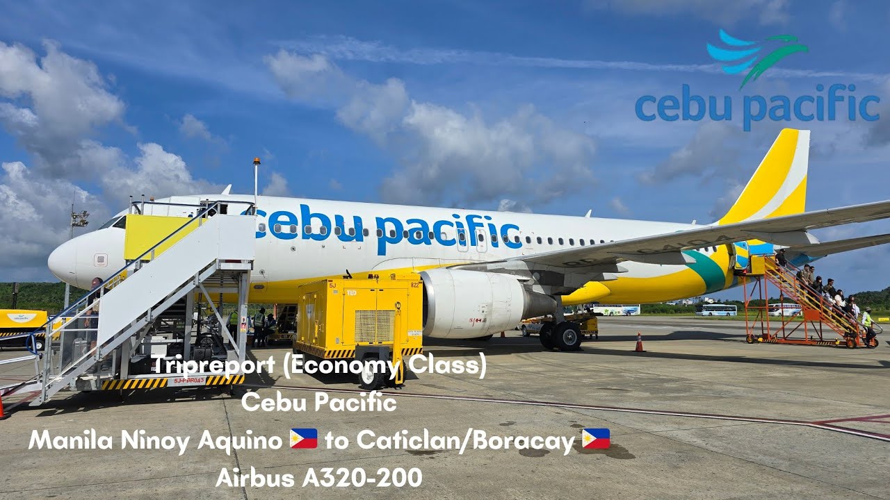 Tripreport | Cebu Pacific | Economy Class | Manila to Caticlan | Airbus A320-200
