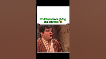 Phd Supervisor giving example 😝😁😄 #funny #phd #phdlife #memes #phdinterview