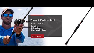 Piscifun Torrent One Piece Baitcasting Rod