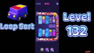 Loop Sort Level 132 Walkthrough 🚚 | Truck Puzzle Challenge | Mini Boss