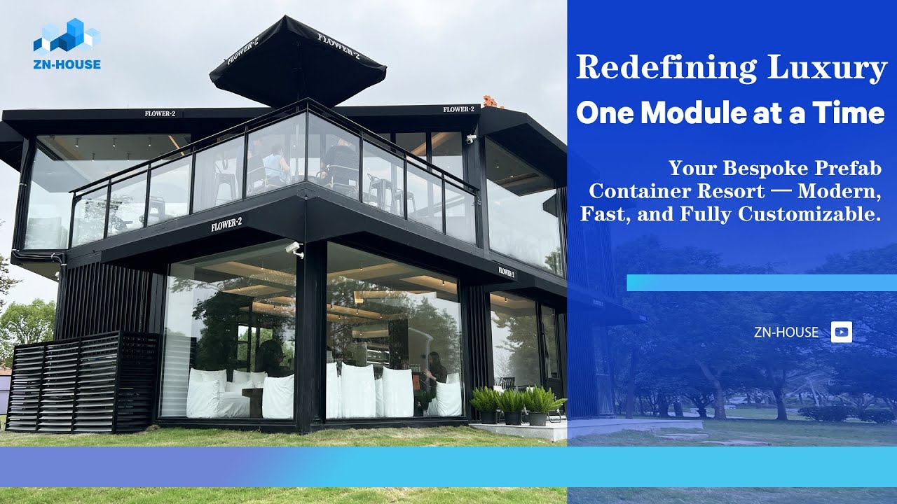 Luxury Prefab Container, One Module at a Time - YouTube