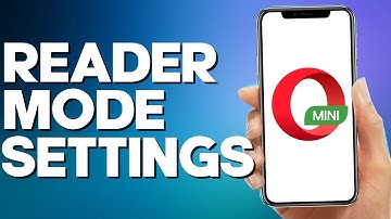 How to Find Reader Mode Settings on Opera mIni