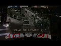 The Hurricanes hold a moment of silence for Claude Lemieux prior to Game 5