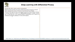 Differential Privacy | Lecture 74 (Part 2) | Applied Deep Learning (Supplementary)