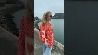 blusa CORAZON DE MARISOL Realizada a crochet proximo tutorial en Esther y su mundo de crochet