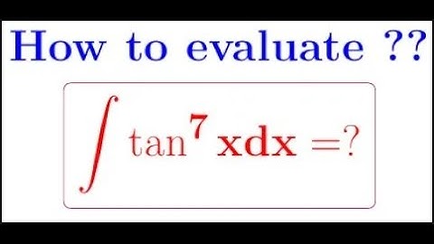 An amazing calculus 2 problem on integrating odd powers of tangent