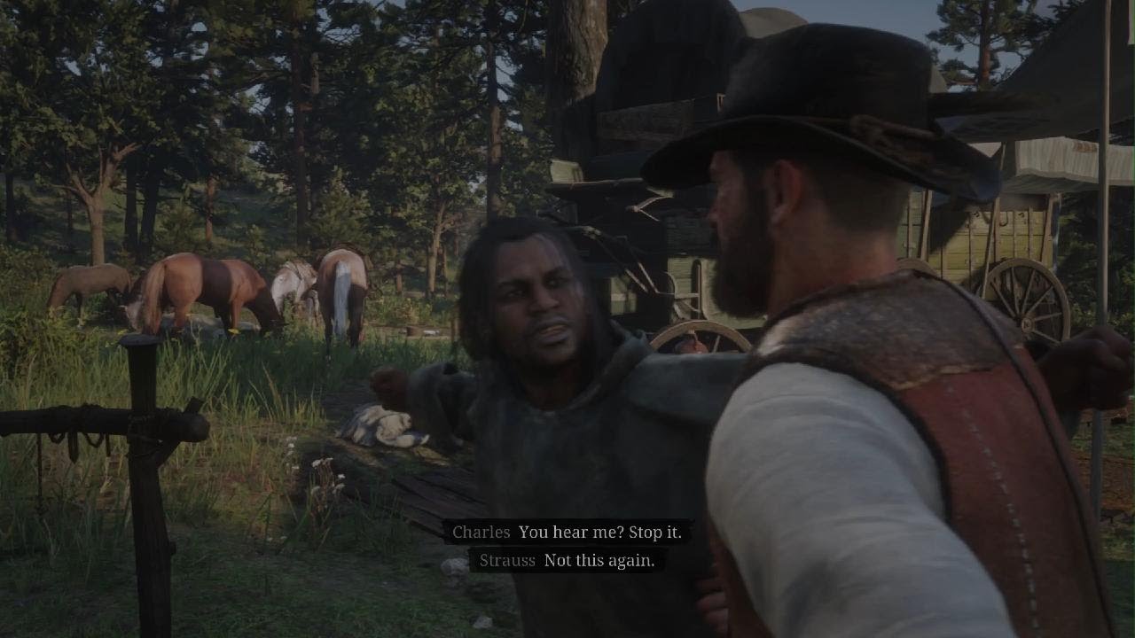 Charles Knocksout Arthur RDR2 Red Dead Redemption 2 - YouTube