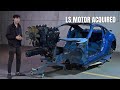 WE GOT A LS ENGINE FOR OUR BURNT BRZ!