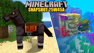 Netherite Horse Armour Finally Added & a New Nautilus!