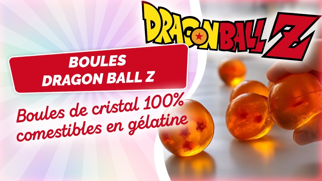 TUTO Cake design - Boules DRAGON BALL Z comestibles en gélatine