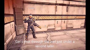 Planetside 2-Getting shot through walls examples