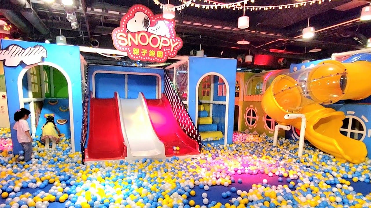 【SNOOPY史努比親子樂園-兒童新樂園館】超大！超好玩！(媞6Y6M19D、喬5Y0M19D)