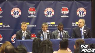 Celebrity Opening statements from John Wall Extension Press Conference Profile