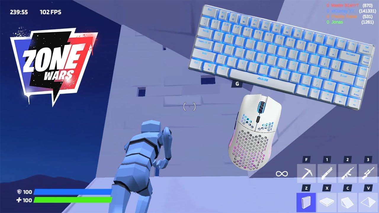 1v1.LOL Zonewars ASMR 🤩 Blue Switches⭐ 144 FPS Smooth 4K