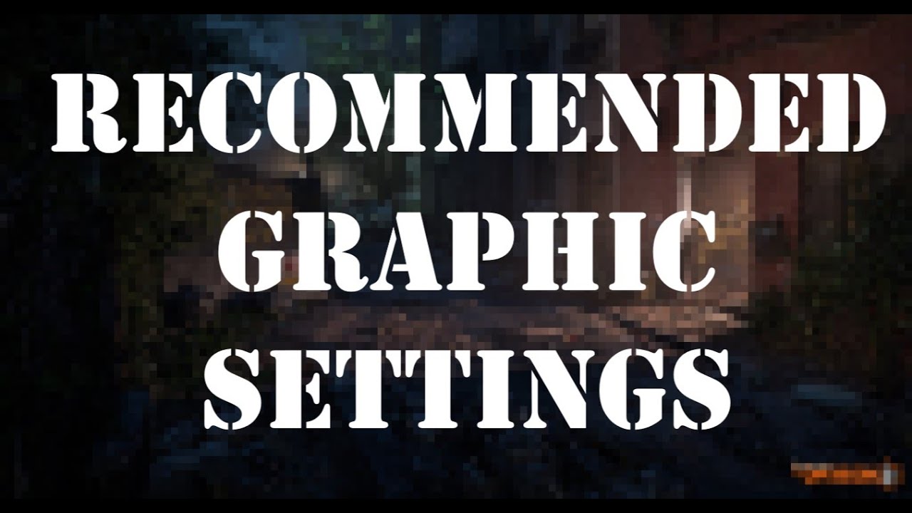 The Division 2 Recommended Graphic Settings for Nvidia GTX 1060 6GB 1080