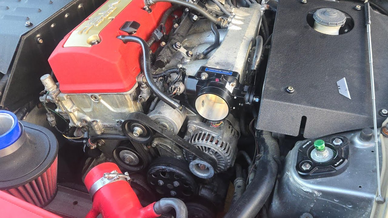 Honda s2000 project installing a skunk2 Throttle body