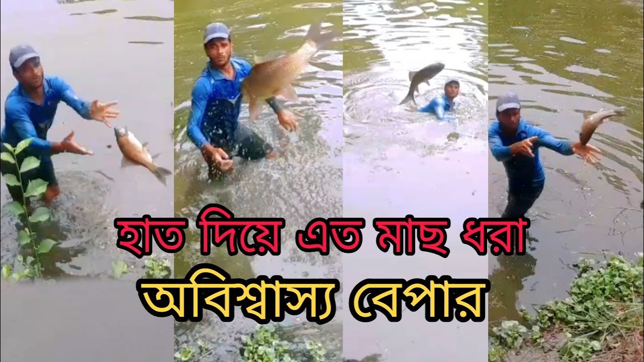 Incredible fishing video Bangladeshi fish catch video