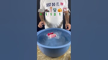 TRY TO GUESS HOW MANY TISSUE PAPER IT TOOKS! #satisfying #asmr #experiment #water #waterexperiments