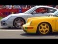 Porsche 911 Turbo 997 Vs Porsche 964 RS 1 4 Mile Drag Race Viertelmeile Rennen