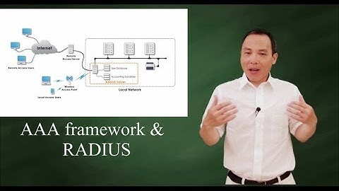 AAA framework and RADIUS