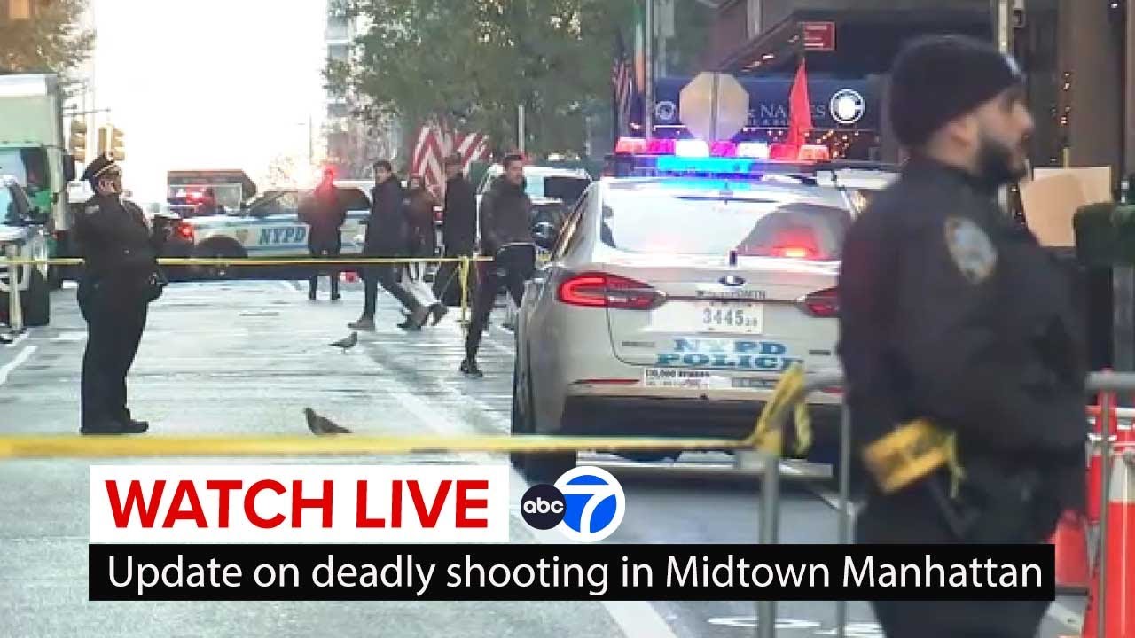 LIVE | Update on deadly shooting of UnitedHealthcare CEO in Midtown Manhattan