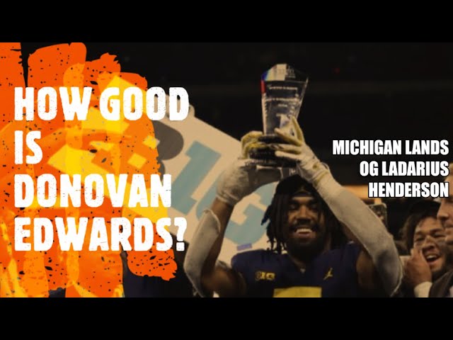 Good Afternoon, Michigan Football; How good is Donovan Edwards? - YouTube