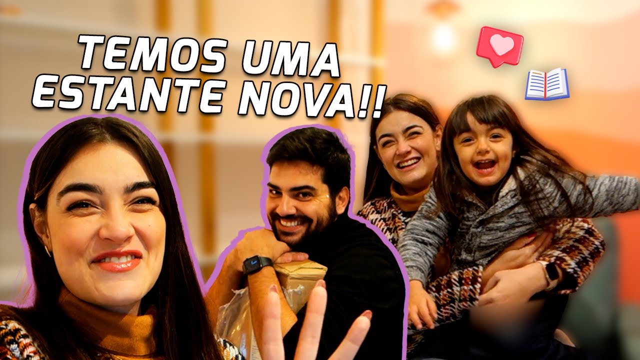 MINHA ESTANTE NOVA CHEGOU!