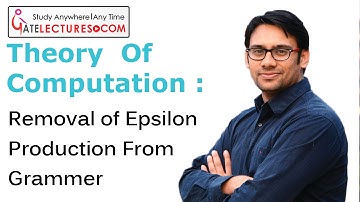 81 Removal of Epsilon Productions From Grammars