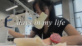 DAYS IN MY LIFE | London College of Fashion, making flower frames & hangouts 🌻☕️🫶🏼