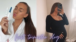 first trimester vlog (+finding out I’m pregnant!) ☁✨