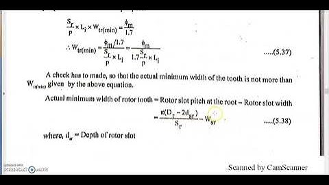 Design of Slip Ring Rotor Wound Rotor