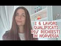 I 6 lavori qualificati (+1) più richiesti in Norvegia