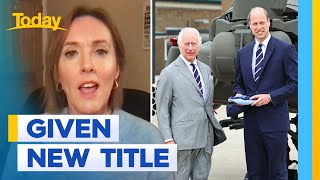 Prince William given new military title | Today Show Australia